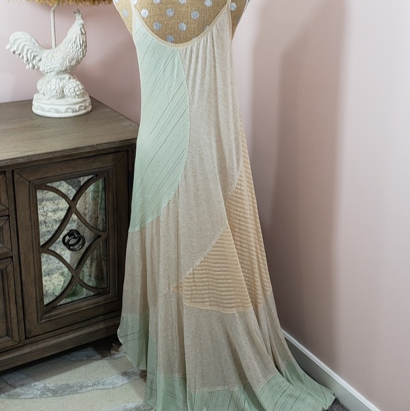 Iisli Dresses & Skirts - Iisli boho cream, grey and mint maxi dress